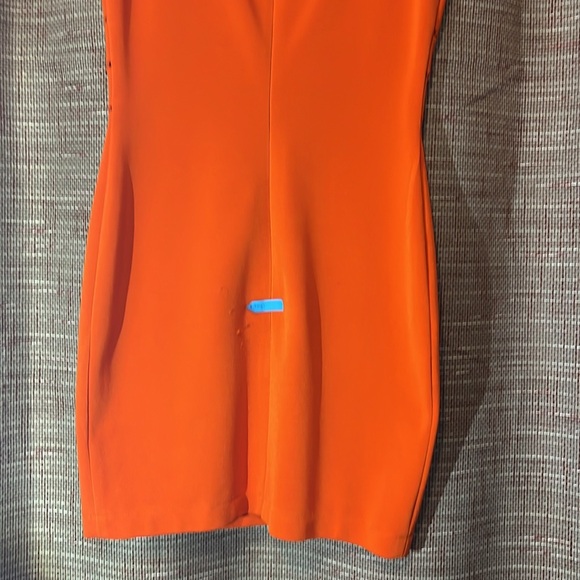 Kenar orange bodycon dress. - Picture 2 of 3